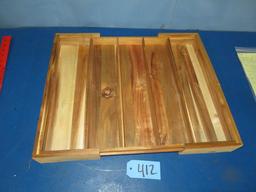 WOODEN DIVIDER TRAY  18 X 13