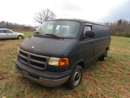 1998 DOD RAM VAN 2500 - HAS KEY AND STARTED FOR US