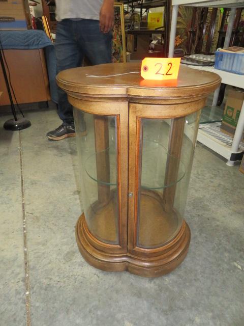 SIDE DISPLAY CABINET  - 18X25"