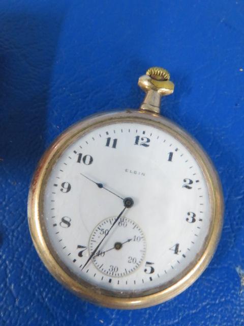 ELGIN POCKET WATCH AND CHAIN