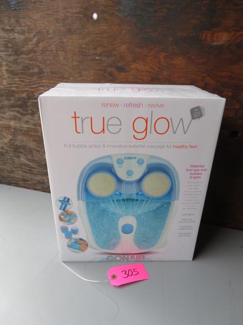 TRUE GLOW CONAIR FOOT BATH MESSAGER