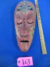 HAND CARVED WOODEN AFRICAN MASK