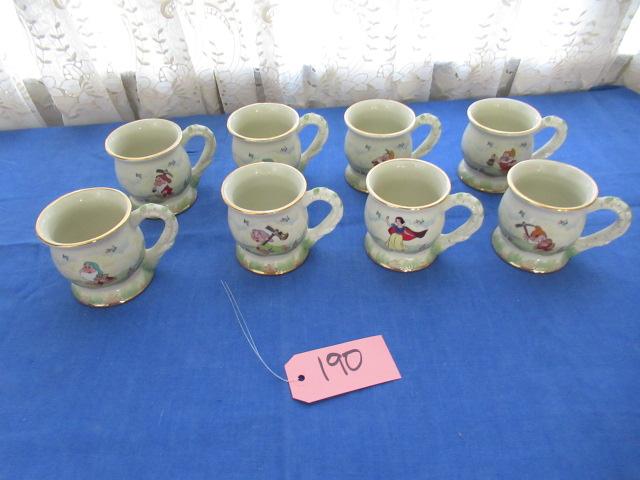 8 PCS. LENOX CUPS SNOW WHITE