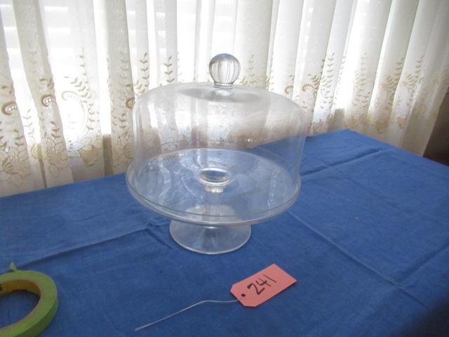 CAKE PLATE AND COVER