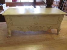 CEDAR LINED CHEST HAND PAINTED