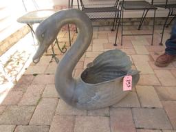 LRG. BRASS SWAN PLANTER