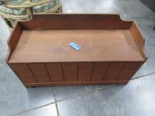 WOODEN CHEST  41 X 17 X 21