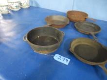 5 PCS. CAST IRON