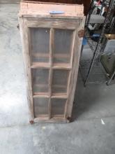 SMALL CABINET W/ GLASS DOOR