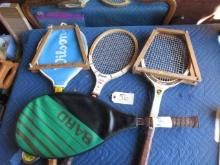 4 TENNIS RACKETS