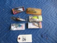 6 FISHING LURES