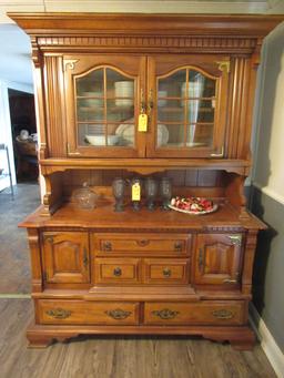 2 PCS. CHINA CABINET  79 X 19 X 55