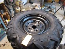 4 NEW TIRES W/ WHEELS  27 X 11 R 14 NHS