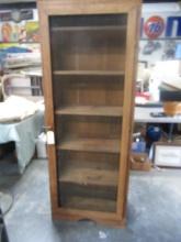 6 SHELF HAND MADE PIE CABINET  27 X 15 X 72 T