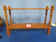 WOODEN SHELF  36 X 21 X 10