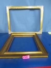 2 GOLD FRAMES  31 & 28 "