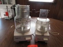 2 CUISINART FOOD PROCESSORS