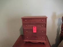 CHILDS CHEST OF DRAWERS  17 X 14 X 7