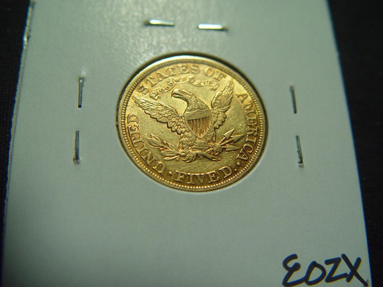 1881 $5 Gold Liberty   XF