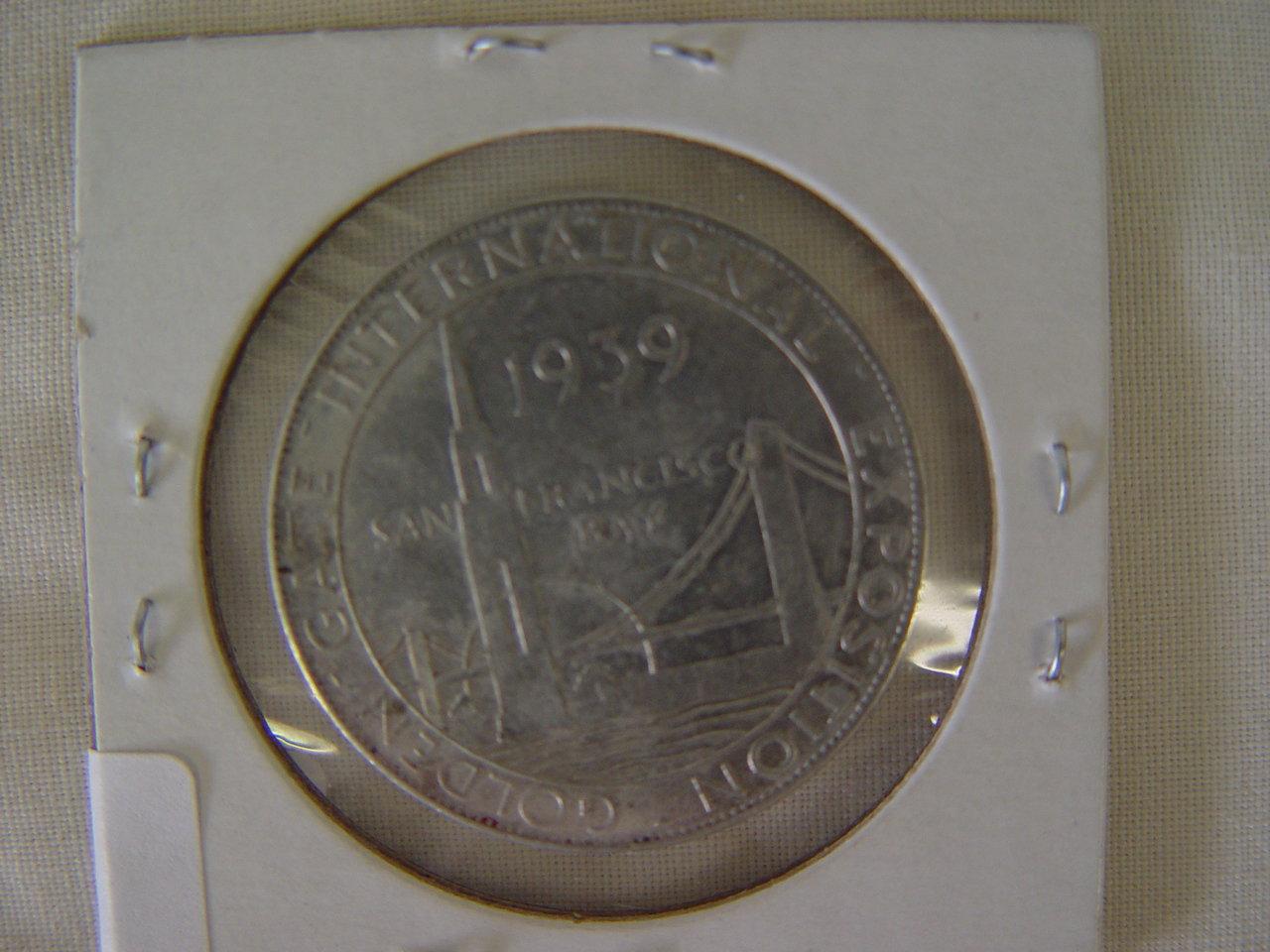 1939 Union Pacific Token, Golden Gate, 1939 International Exposition