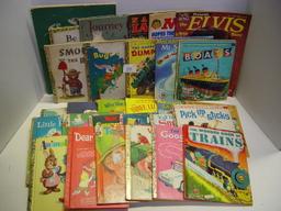 Mixed lot children's books and magazines some covers and bindings weak.