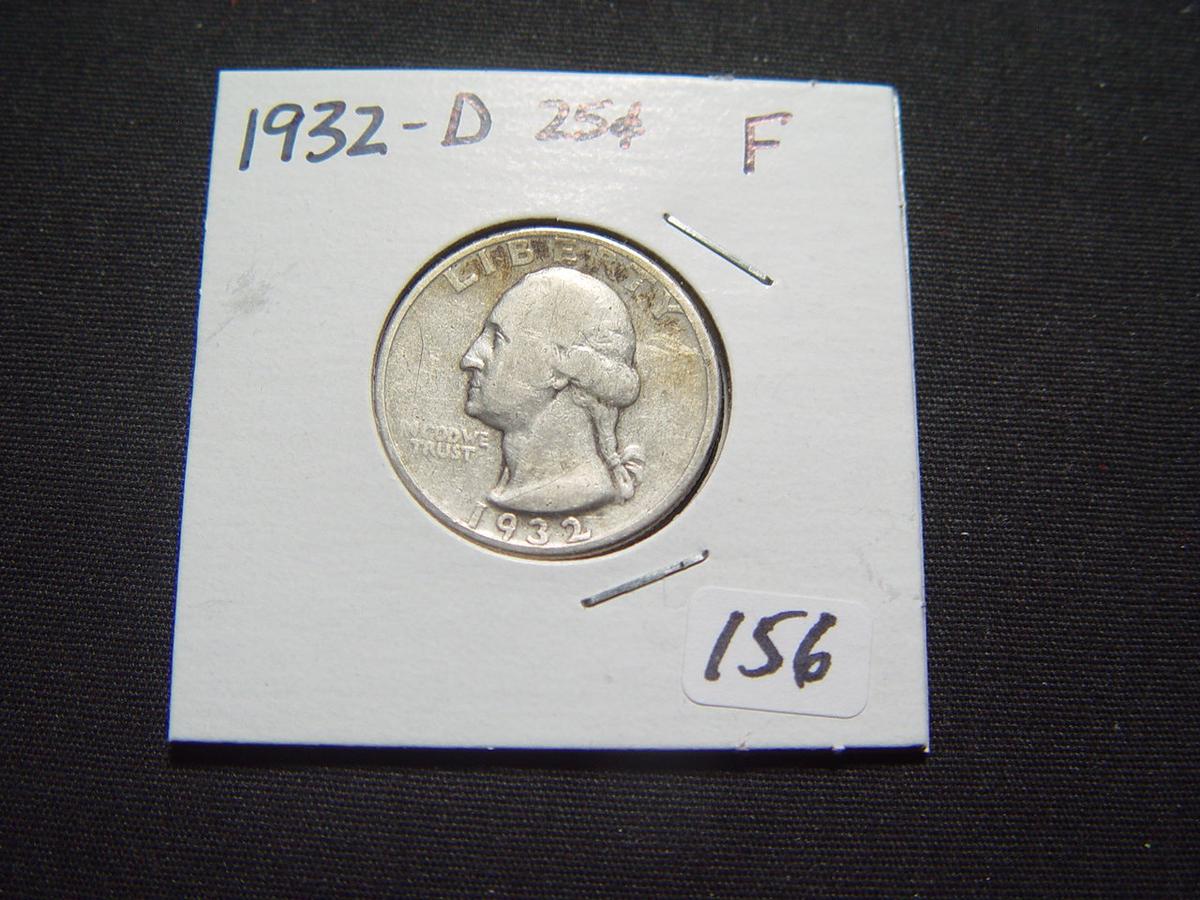 1932-D Washington Quarter F