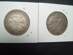 1892 & 1893 Columbian Expo Commemoratives - Both BU