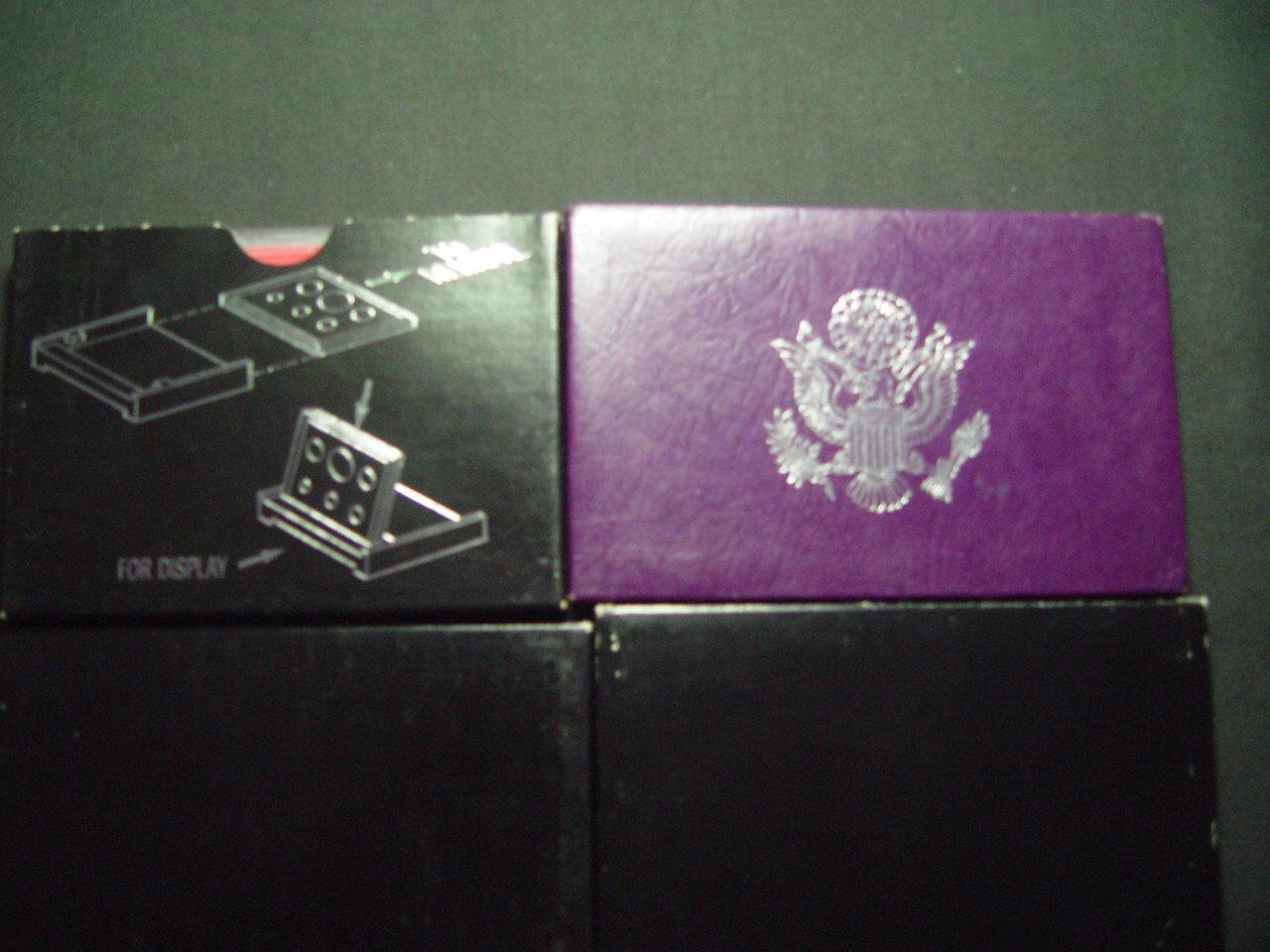 Four Proof Sets: 1976, 1979, 1982, 1988