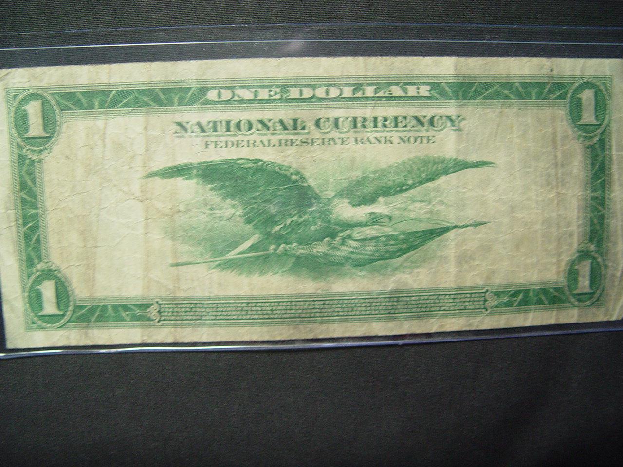 1918 $1 Federal Reserve Bank of Chicago Note