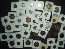 Bag of 50 Obsolete U.S. Coins- Most with condition issues