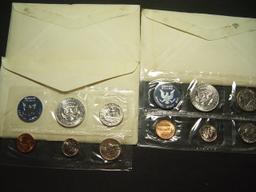 Five 1965 Special Mint Sets: 2 w/o envelope