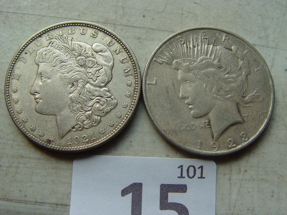 1921 Morgan & 23-D Peace