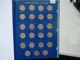 Set Of (63) Buffalo, Nickels, Missing The