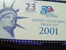 2001 Proof Set With The State Quarters