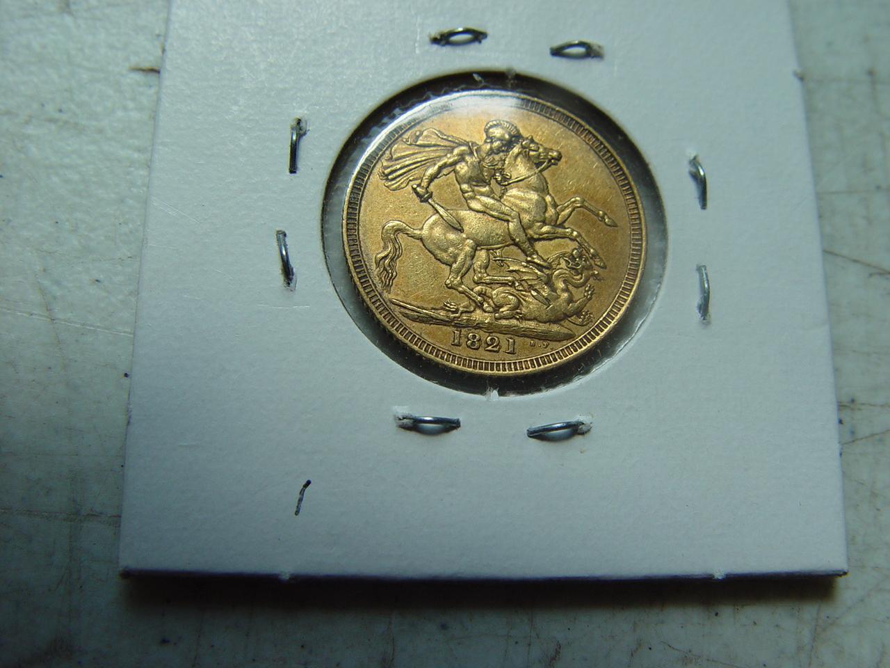 1821 British Gold Sovereign