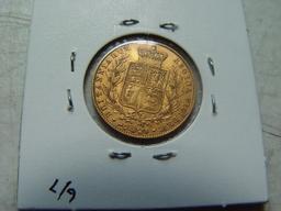 1847 British Gold Sovereign