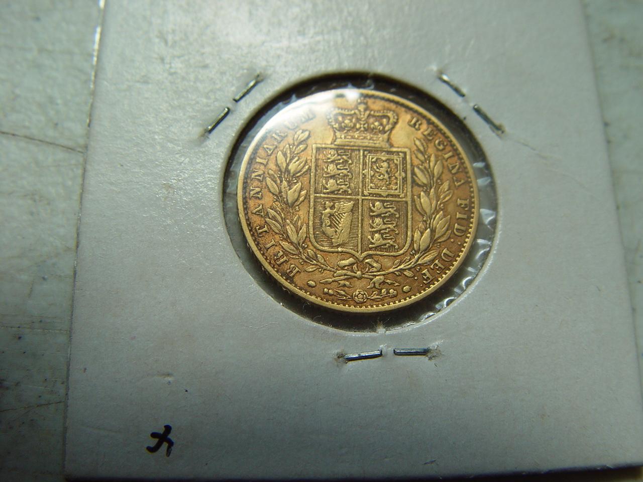 1856 British Gold Sovereign