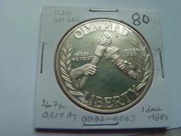 1988-S Proof Silver Dollar Comm.