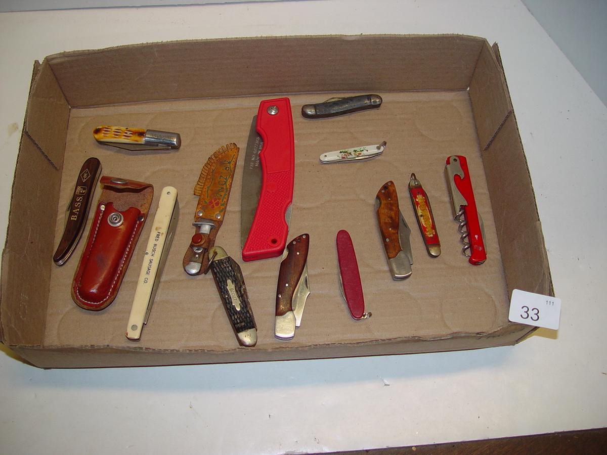 Pocket knife lot