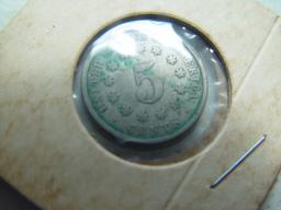 1872 Shield Nickel