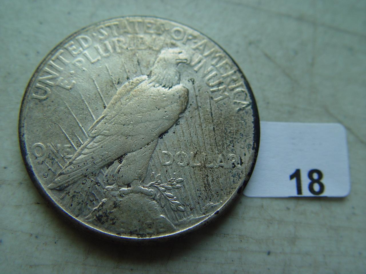 1922-S Peace Silver Dollar