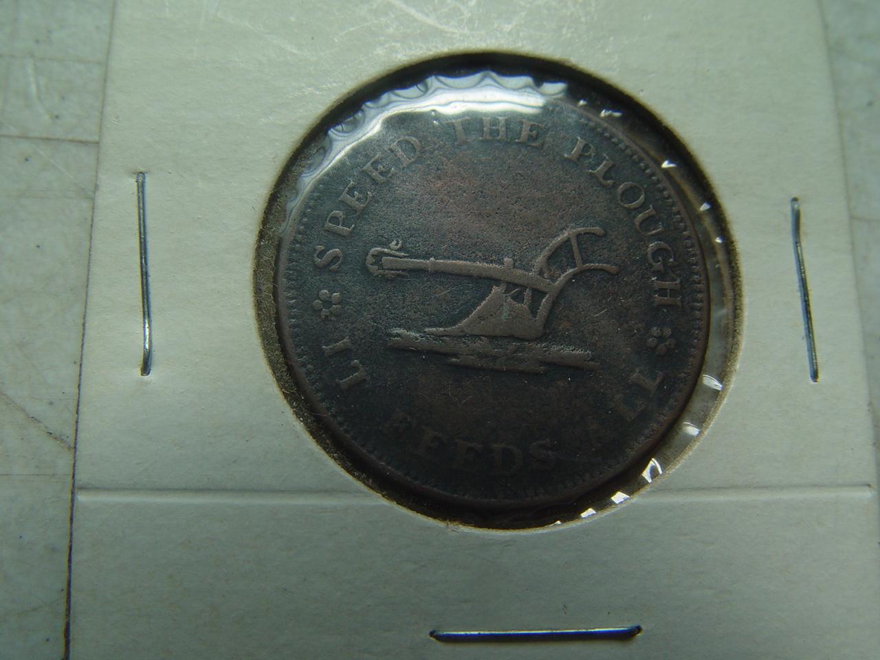 1835 "Hard Times Token  "Welsh's General Store Lansingburgh