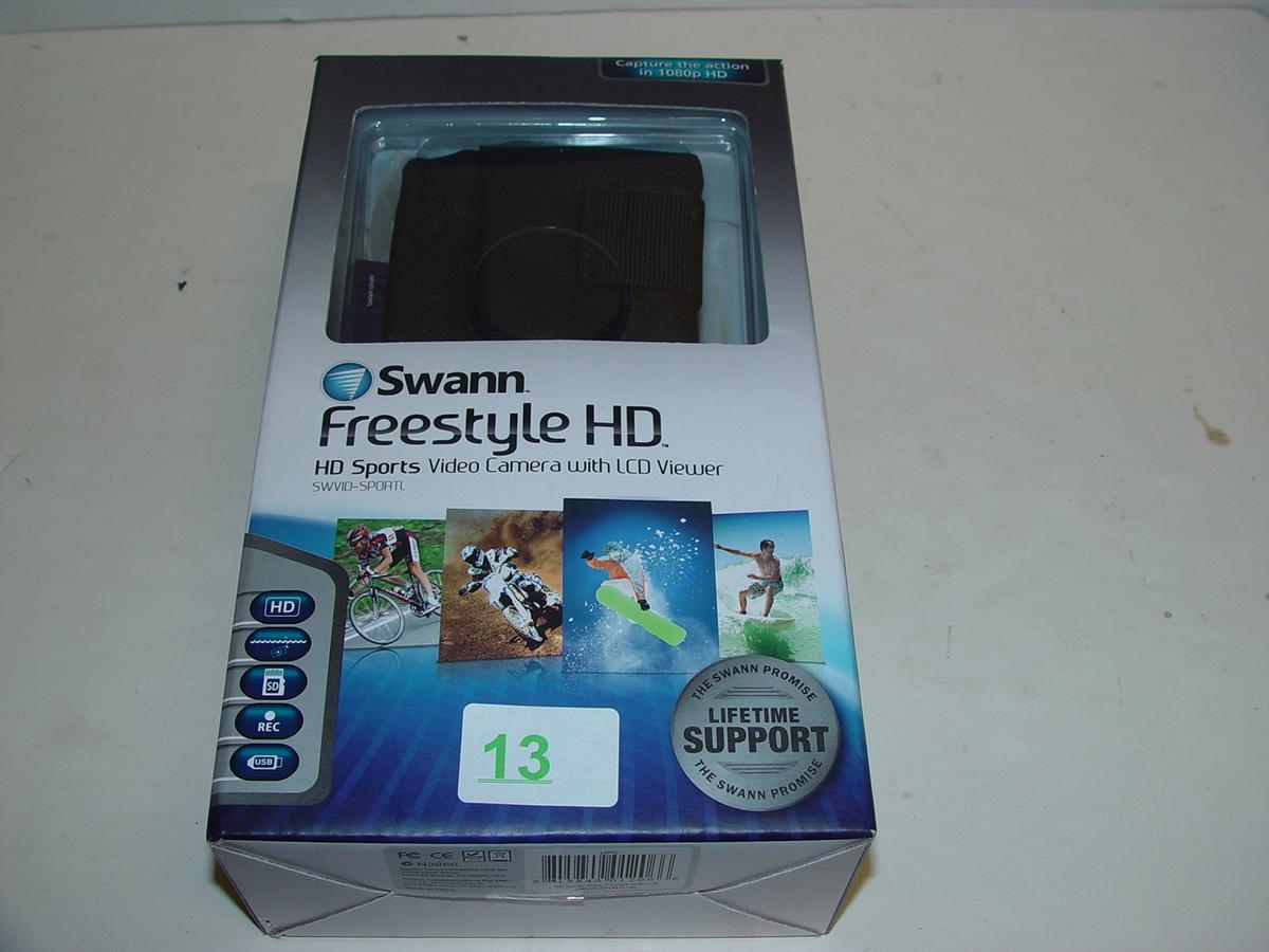 Swann Freestyle HD Sports Video Camera with LCD Viewer
