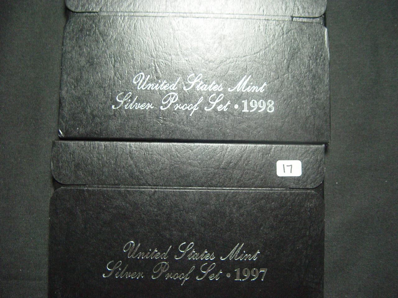 Pair of Silver Proof Sets: 1997 & 1998