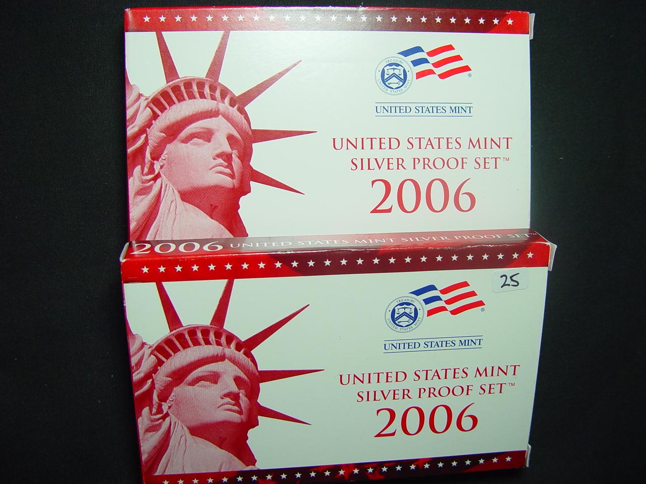 Pair of 2006 Silver Proof Sets