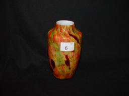 Cased Glass Vase