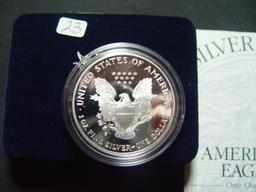 1995 Proof Silver Eagle w/COA   No box