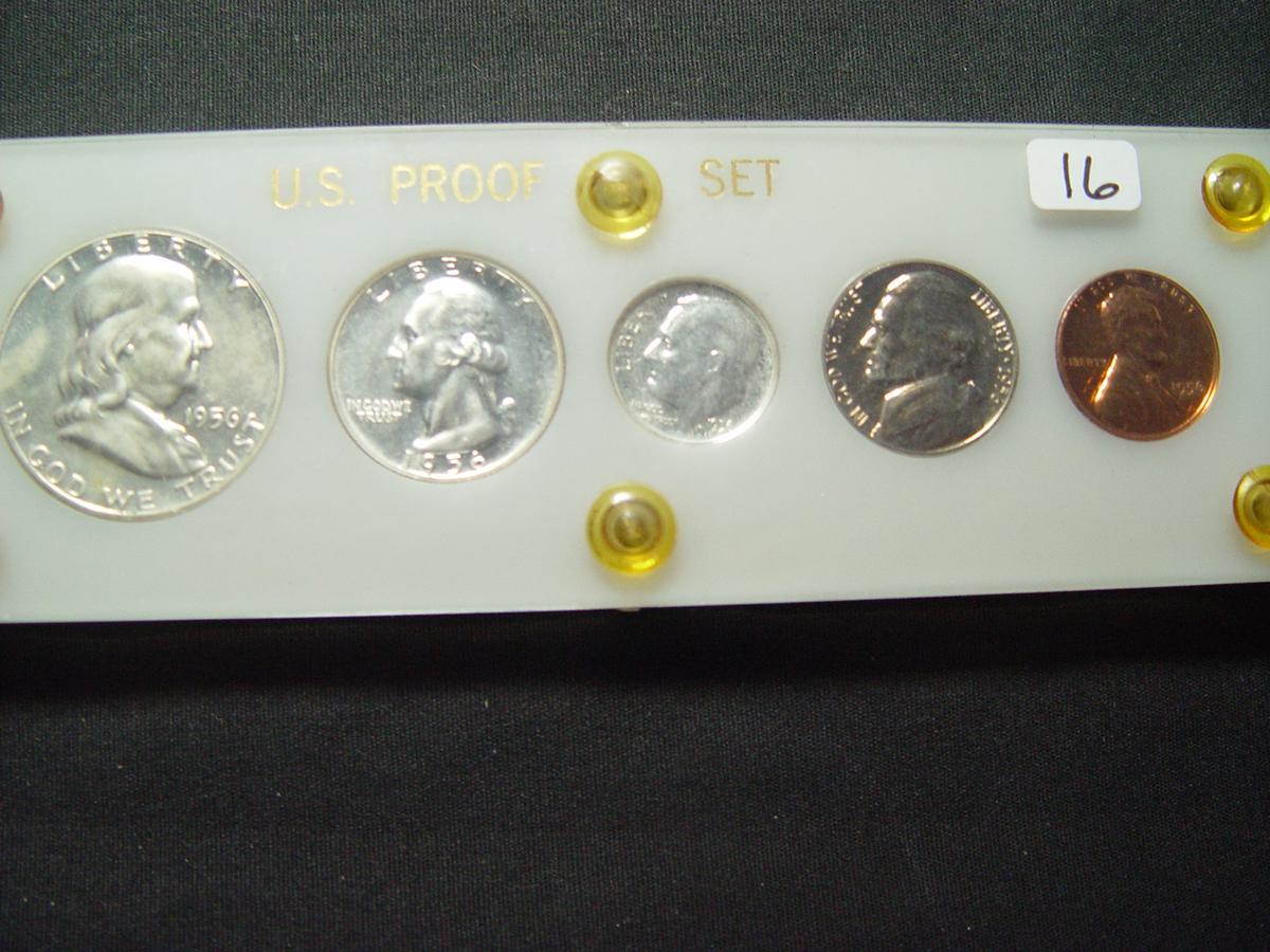 1956 Proof Set in Capital Holder