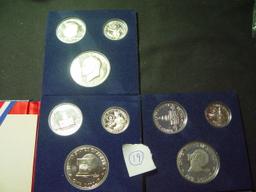 Three Silver 1976 Bi-Centennial Proof Sets