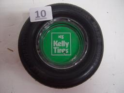 Kelly Tires Ashtray, 6"dia